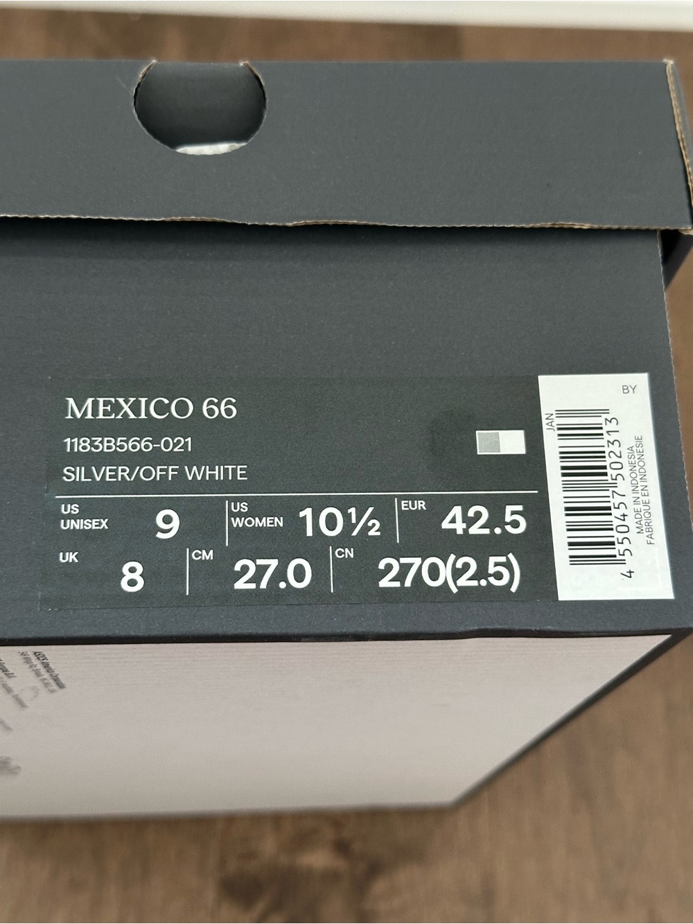 Onitsuka Tiger Mexico 66 Silver / Off White - Picture 4 of 5